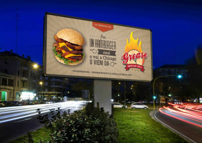 Campagna pubblicitaria – Grease American Grill
